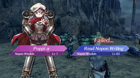 xenoblade chronicles 2 nopon wisdom level 3.